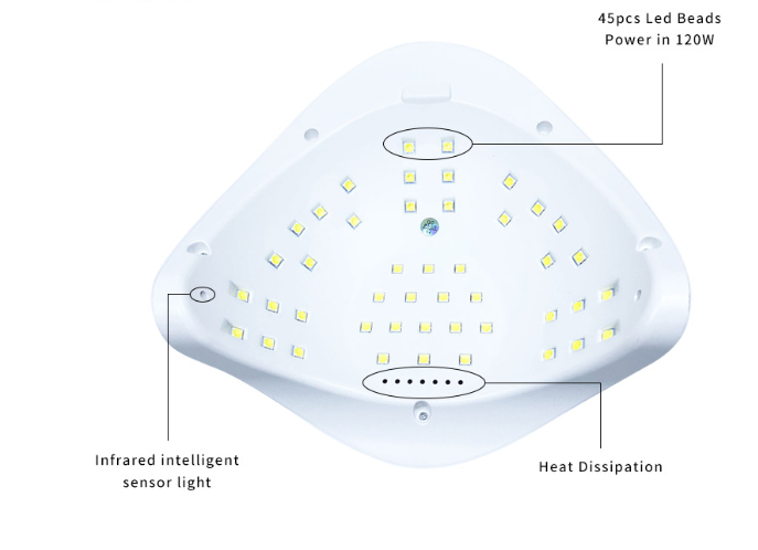 Pink LED Gel Curing Lamp